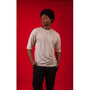 T-shirt Free Wave μπεζ