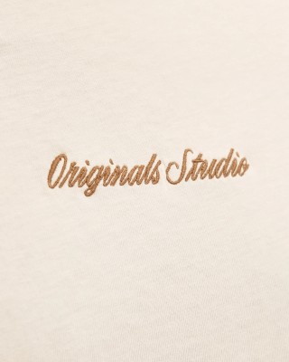 T-shirt Jack n Jones Plus Size μπεζ