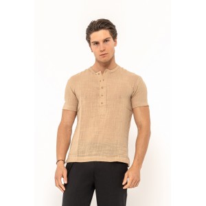 T-Shirt Rebel μπεζ T-Shirt Rebel μπεζ