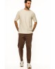 T-shirt Vittorio μπεζ ΚΟΝΤΟΜΑΝΙΚΕΣ