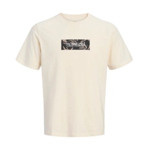 T-shirt Jack n Jones μπεζ