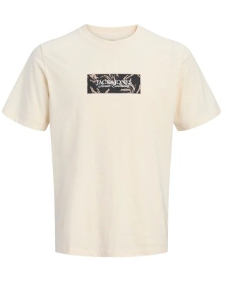 T-shirt Jack n Jones μπεζ