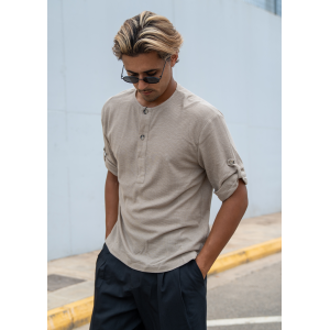 T-shirt Vittorio μπεζ