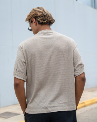 T-shirt Vittorio μπεζ