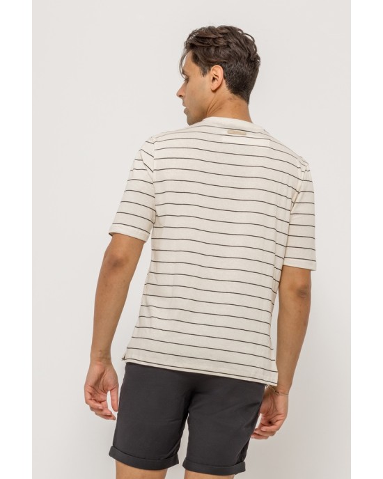 T-Shirt Rebel μπεζ ΚΟΝΤΟΜΑΝΙΚΕΣ