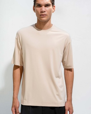 T-shirt Vittorio μπεζ