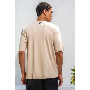 T-shirt Vittorio μπεζ