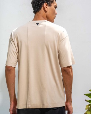 T-shirt Vittorio μπεζ