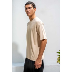 T-shirt Vittorio μπεζ