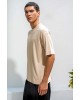 T-shirt Vittorio μπεζ ΚΟΝΤΟΜΑΝΙΚΕΣ