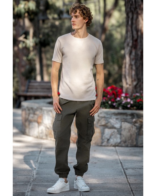 T-Shirt Rebel μπεζ ΚΟΝΤΟΜΑΝΙΚΕΣ