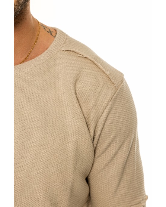 T-Shirt Rebel μπεζ ΚΟΝΤΟΜΑΝΙΚΕΣ T-Shirt Rebel μπεζ ΚΟΝΤΟΜΑΝΙΚΕΣ