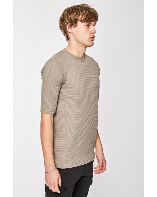 T-Shirt Rebel μπεζ ΚΟΝΤΟΜΑΝΙΚΕΣ