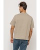 T-shirt Calvin Klein μπεζ ΚΟΝΤΟΜΑΝΙΚΕΣ