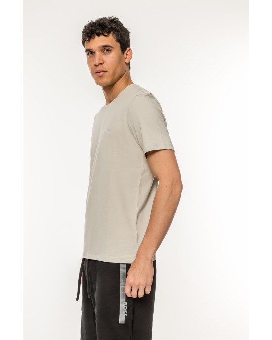 T-Shirt Boss μπεζ ΚΟΝΤΟΜΑΝΙΚΕΣ