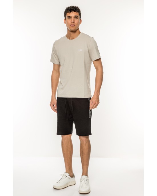 T-Shirt Boss μπεζ ΚΟΝΤΟΜΑΝΙΚΕΣ