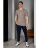 T-shirt Vittorio Μπεζ Πούρου T-shirt Vittorio Μπεζ Πούρου