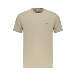 T-shirt Calvin Klein μπεζ