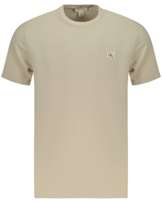 T-shirt Calvin Klein μπεζ