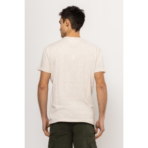 T-shirt Tommy Jeans μπεζ T-shirt Tommy Jeans μπεζ