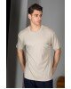 T-shirt Vittorio Μπεζ T-shirt Vittorio Μπεζ