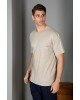 T-shirt Vittorio Μπεζ T-shirt Vittorio Μπεζ