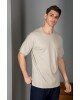 T-shirt Vittorio Μπεζ T-shirt Vittorio Μπεζ