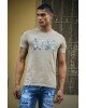 T-shirt Jack n Jones μπεζ T-shirt Jack n Jones μπεζ