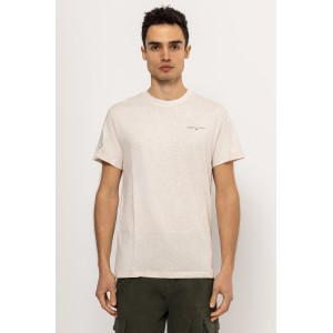 T-shirt Tommy Jeans μπεζ T-shirt Tommy Jeans μπεζ