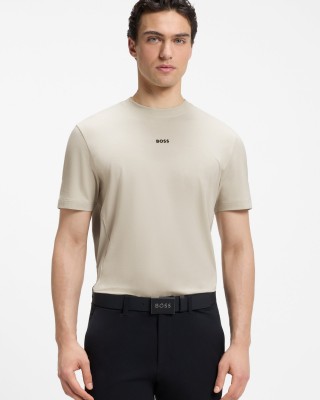 T-Shirt Boss μπεζ