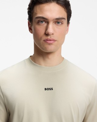 T-Shirt Boss μπεζ