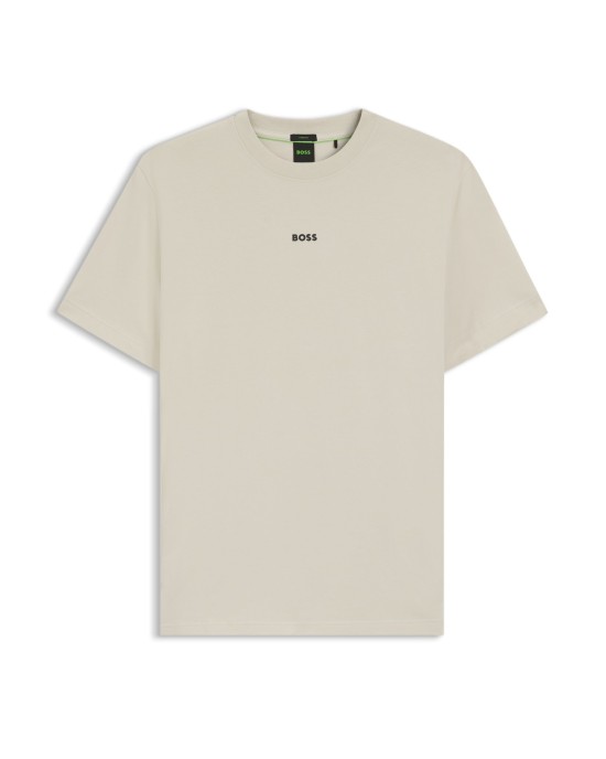 T-Shirt Boss μπεζ ΚΟΝΤΟΜΑΝΙΚΕΣ