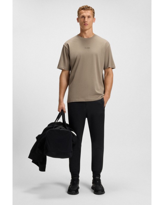T-Shirt Boss μπεζ ΚΟΝΤΟΜΑΝΙΚΕΣ