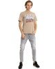 T-shirt Jack n Jones μπεζ ΚΟΝΤΟΜΑΝΙΚΕΣ