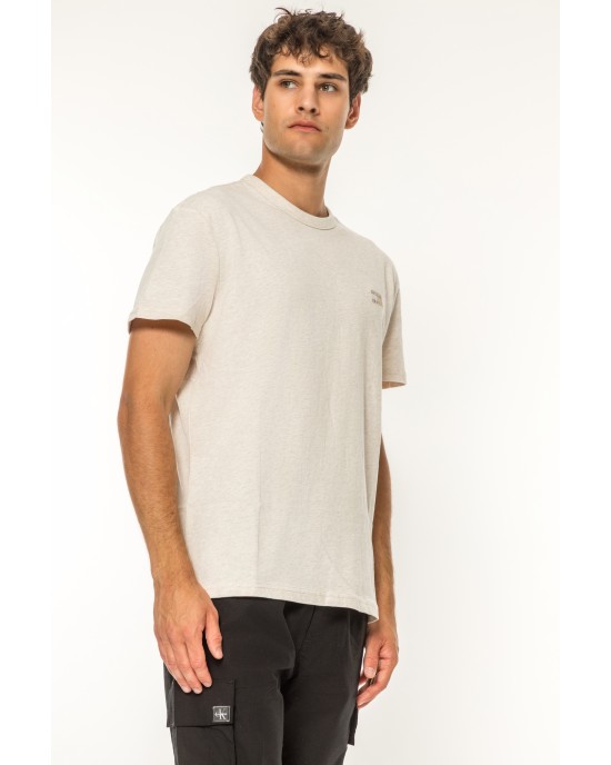 T-shirt Tommy Jeans μπεζ ΚΟΝΤΟΜΑΝΙΚΕΣ