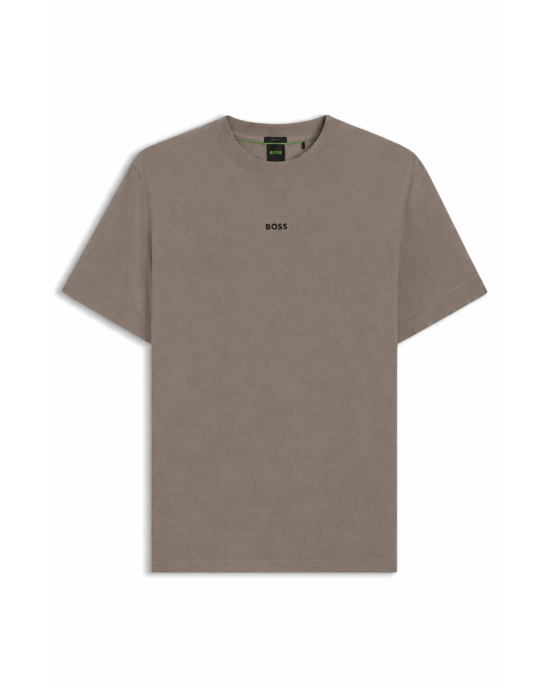 T-Shirt Boss μπεζ ΚΟΝΤΟΜΑΝΙΚΕΣ
