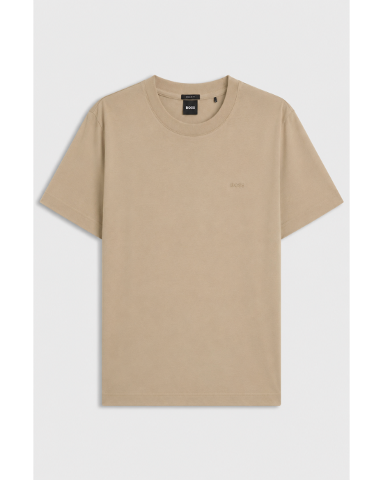 T-Shirt Boss μπεζ ΚΟΝΤΟΜΑΝΙΚΕΣ