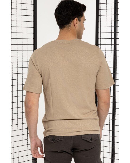 T-shirt Jack n Jones μπεζ ΚΟΝΤΟΜΑΝΙΚΕΣ T-shirt Jack n Jones μπεζ ΚΟΝΤΟΜΑΝΙΚΕΣ