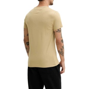 T-shirt Tommy Jeans μπεζ