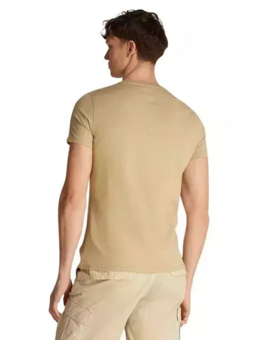 T-shirt Tommy Jeans μπεζ ΚΟΝΤΟΜΑΝΙΚΕΣ