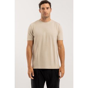 T-shirt Vittorio μπεζ T-shirt Vittorio μπεζ