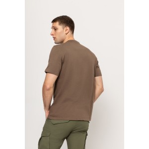 T-shirt Calvin Klein καφέ