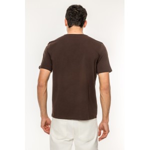 T-Shirt Boss καφέ