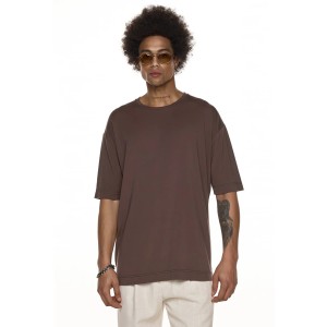 T-Shirt Diverse καφέ