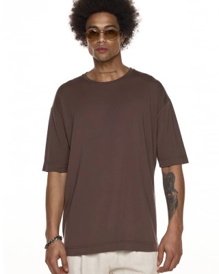 T-Shirt Diverse καφέ