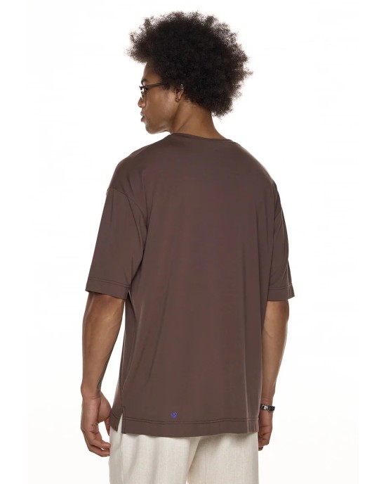 T-Shirt Diverse καφέ ΚΟΝΤΟΜΑΝΙΚΕΣ