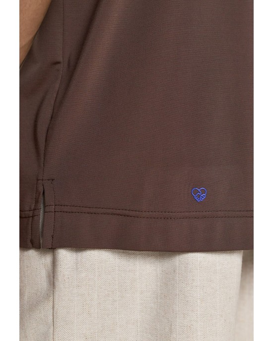 T-Shirt Diverse καφέ ΚΟΝΤΟΜΑΝΙΚΕΣ