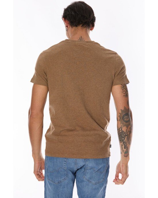 T-shirt SUPERDRY καφέ T-shirt SUPERDRY καφέ