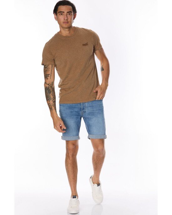 T-shirt SUPERDRY καφέ T-shirt SUPERDRY καφέ