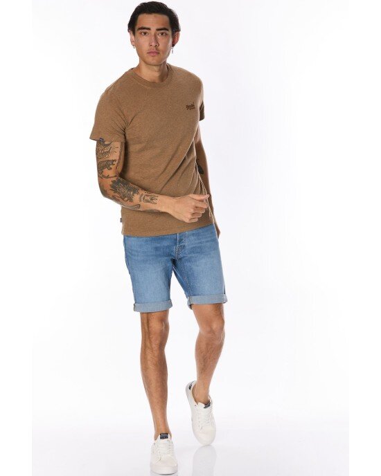 T-shirt SUPERDRY καφέ T-shirt SUPERDRY καφέ